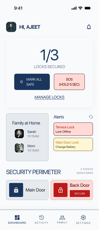 Home Dashboard